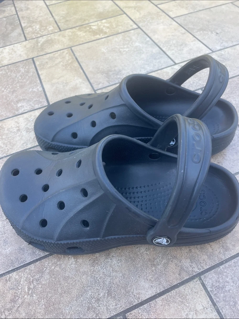 CROCS Classic Slip-On Sandals in Black - Picture 7 of 7